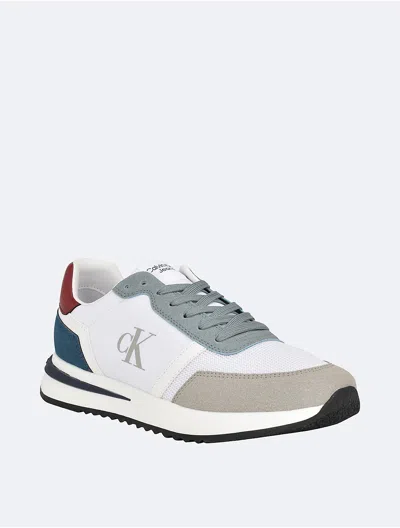 CALVIN KLEIN MEN'S MEN'S PICIO MONOGRAM LOGO SNEAKER