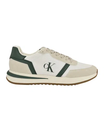 Calvin Klein Men's Men's Picio Monogram Sneaker In Green
