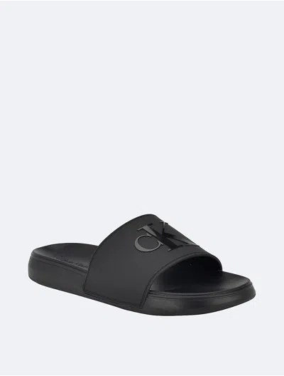 Calvin Klein Meloy Slide Sandal In Black