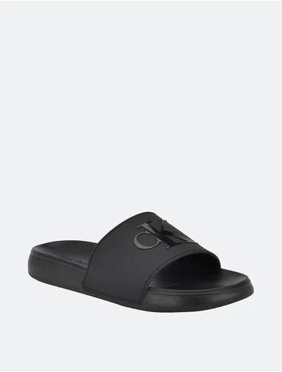 Calvin Klein Meloy Slide Sandal In Black
