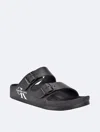 Calvin Klein Men's Men's Zion Double Strap Slide Sandal