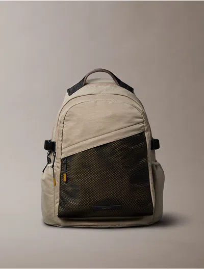 Calvin Klein Men's Mesh Front Round Backpack In Brown