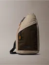 Calvin Klein Men's Mesh Front Sling Bag In Brown