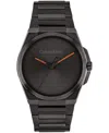 Calvin Klein Men's Meta-minimal Black Stainless Steel Watch 41mm In Black