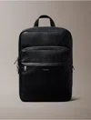 Calvin Klein Men's Micro Pebble Slim Square Backpack In Black