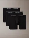 Calvin Klein Men's Micro Stretch 3-pack Boxer Brief In Black