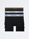 Calvin Klein Men's Micro Stretch 3-pack Boxer Brief In Black
