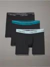 Calvin Klein Men's Micro Stretch 3-pack Boxer Brief In Black