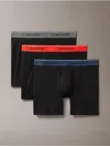 Calvin Klein Men's Micro Stretch 3-pack Boxer Brief In Multi