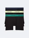 Calvin Klein Men's Micro Stretch 3-pack Boxer Brief In Black
