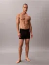 Calvin Klein Men's Microfiber Stretch Grip Boxer Brief In Black