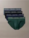 Calvin Klein Men's Microfiber Stretch Plus 4-pack Hip Brief In Multi