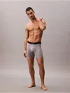 Calvin Klein Men's Microfiber Stretch Pride Boxer Brief In Gray