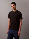 Calvin Klein Men's Mini Shadow Stripe Classic Tee In Black