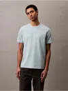 Calvin Klein Men's Mini Shadow Stripe Classic Tee In Cloud Blue