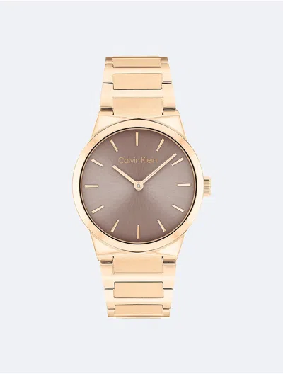 Calvin Klein Men's Minimalist Integrated Link Bracelet 32mm Watch