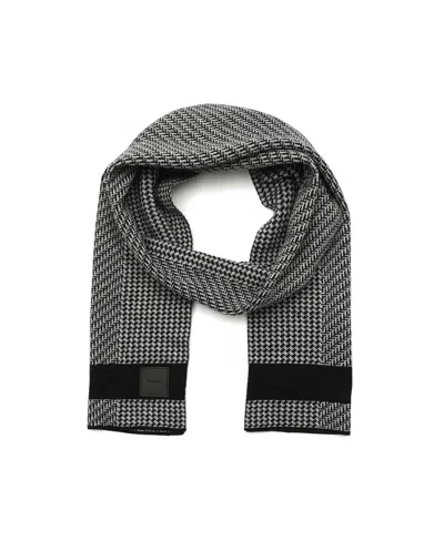 Calvin Klein Men's Mixed Pattern Scarf In Gray