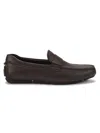 Calvin Klein Men's Moc-toe Driving Loafers In Brown