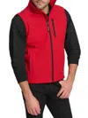 Calvin Klein Men's Infinite Stretch Soft Shell Vest In Red
