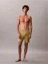 Calvin Klein Men's Modal Pique Sleep Shorts In Green