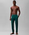 Calvin Klein Men's Modern Cotton Logo Pajama Jogger In Green