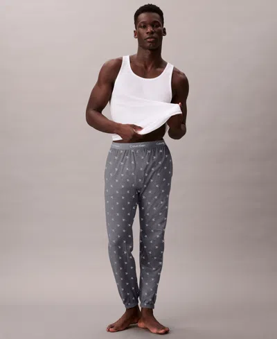 Calvin Klein Men's Modern Cotton Logo Pajama Pants In Multi