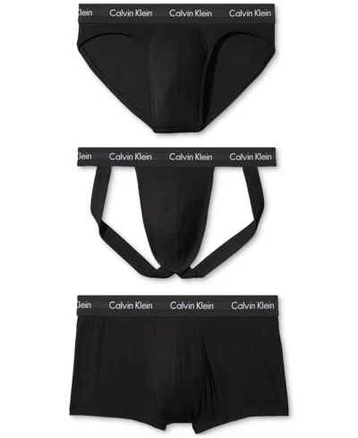 Calvin Klein Men's Modern Cotton Stretch Pride 3-pk. Assorted Underwear In Black