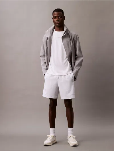 Calvin Klein Men's Modern Sport Woven Shorts In Classic White