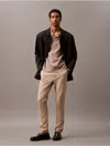 Calvin Klein Men's Modern Stretch Chino Pants In Brown