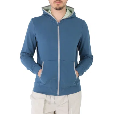 Calvin Klein Men's Modern Sweat Zip Up Hoodie In Blue