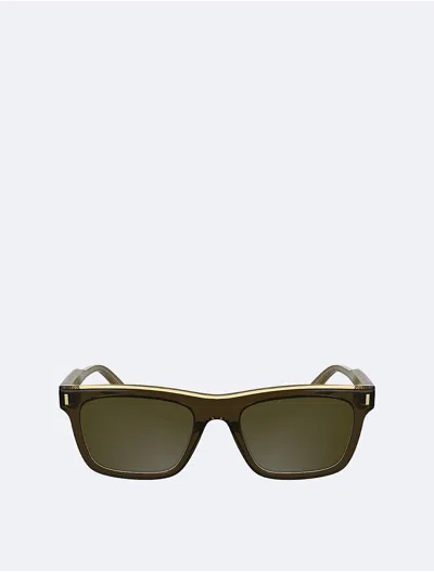 Calvin Klein Men's Modified Rectangle Sunglasses