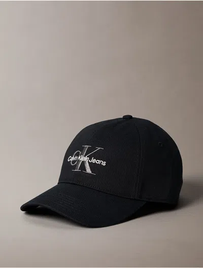 Calvin Klein Men's Monogram Logo Baseball Cap In Green