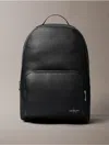 Calvin Klein Men's Monogram Logo Campus Backpack In Black