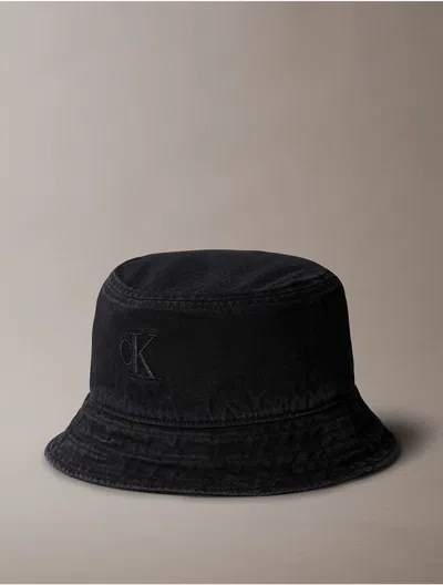 Calvin Klein Men's Compact Monogram Logo Baseball Cap In Black Beauty