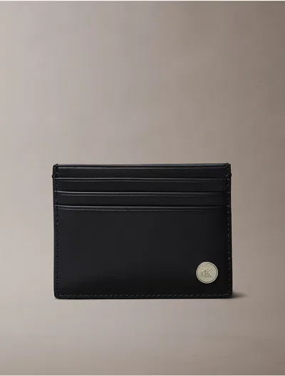 Calvin Klein Men's Monogram Logo Hardware Card Case