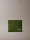 Calvin Klein Men's Monologo Card Case In Green