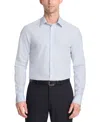 Calvin Klein Steel Dress Shirt Men Light Blue Slim Fit Button Up Fts9 In Blue