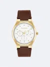 Calvin Klein Men's Multifunction Link Bracelet Watch In White