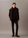 Calvin Klein Men's Nepped Yarn Crewneck Sweater In Vulcan