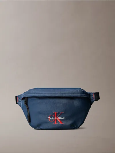 Calvin Klein Men's Nylon Monogram Logo Waistpack