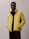 Calvin Klein Men's Nylon Puffer Jacket In Yellow