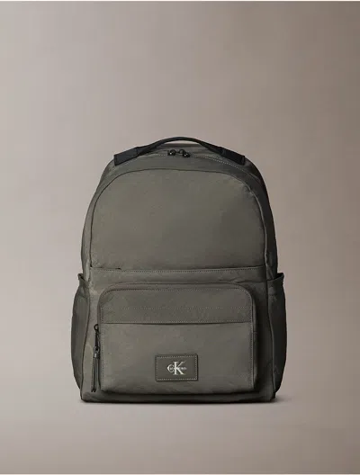 Calvin Klein Men's Nylon Round Backpack In Beluga
