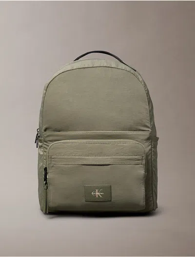 Calvin Klein Men's Nylon Round Backpack In Green