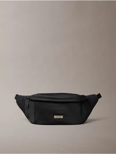 Calvin Klein Men's Nylon Sling Bag In Black