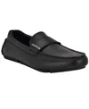 Calvin Klein Men's Oliver Logo Gross Grain Loafers In Black