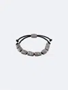 Calvin Klein Men's Organic Rectangle Shape Beaded Bracelet