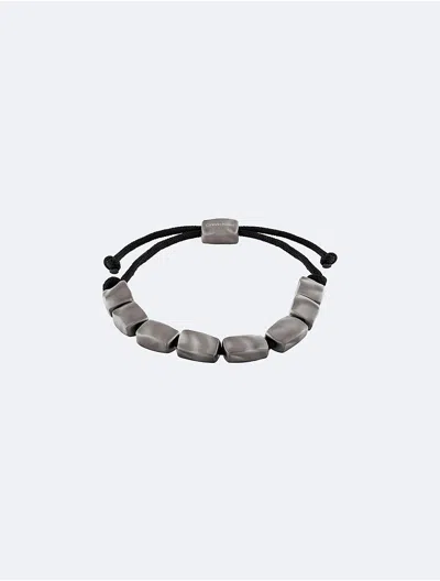Calvin Klein Men's Organic Rectangle Shape Beaded Bracelet