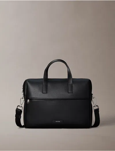 Calvin Klein Men's Pebble Laptop Bag In Purple