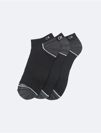 Calvin Klein Men's Performance Microfiber 3-pack No Show Socks