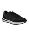 Calvin Klein Men's Picio Mesh Running Sneakers In Black
